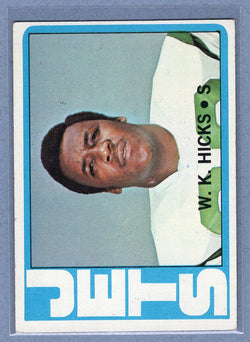 1972 Topps #246 W.K. Hicks EX  GO210