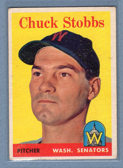 1958 Topps #239 Chuck Stobbs  VG  GO387