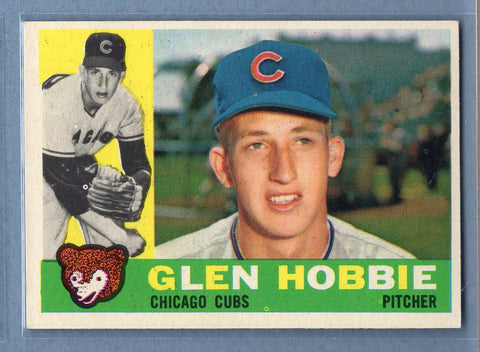 1960 Topps #182 Glen Hobbie EX-MT  GO244