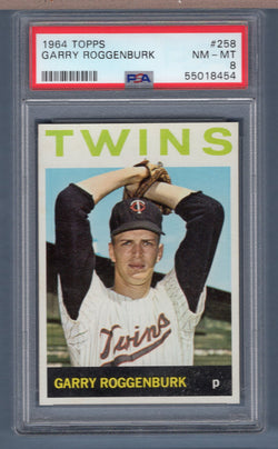1964 Topps #258 Garry Roggenburk (55018454) PSA 8