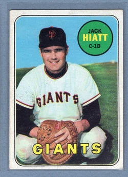 1969 Topps #204 Jack Hiatt (st)(b) VG  GO850