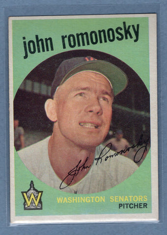 1959 Topps #267 Johnny Romonosky EX-MT  GO213