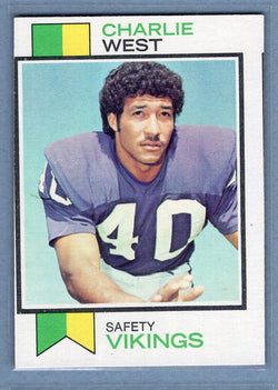 1973 Topps #328 Charlie West EX     GO375