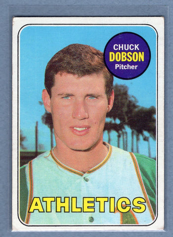 1969 Topps #397 Chuck Dobson  EX  GO577