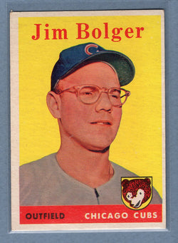 1958 Topps #201 Jim Bolger EX  GO129