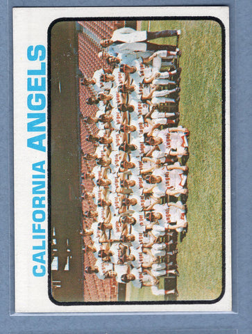 1973 Topps #243 California Angels Team  EX-MT  GO550