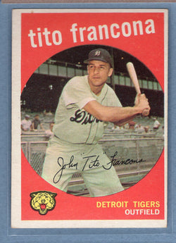1959 Topps #268 Tito Francona EX  GO213