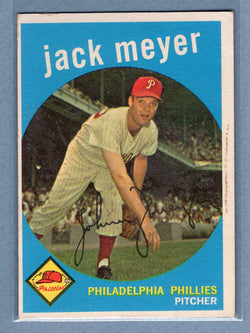 1959 Topps #269 Jack Meyer (a) (st) VG   GO410