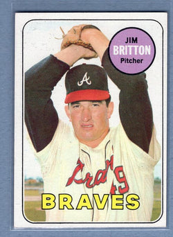 1969 Topps #154 Jim Britton EX-MT  GO358
