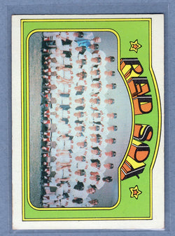 1972 Topps #328 Boston Red Sox EX-MT  GO483