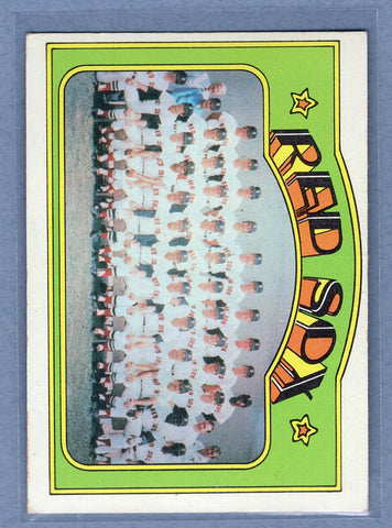 1972 Topps #328 Boston Red Sox EX-MT  GO483