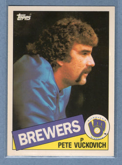 1985 Topps Tiffany #254 Pete Vuckovich NM