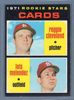 1971 Topps #216 Cardinals Rookies (Cleveland/Melendez)  EX  GO747