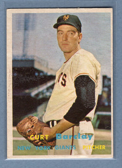 1957 Topps #361 Curt Barclay (st) (a) VG   GO260