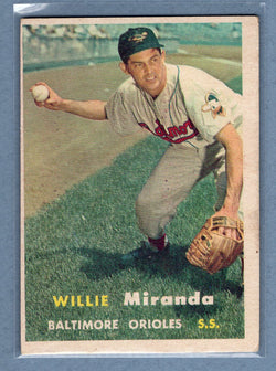 1957 Topps #151 Willie Miranda EX  GO130