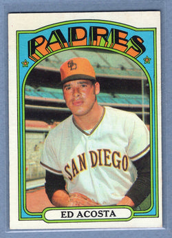 1972 Topps #123 Ed Acosta (b) EX-MT  GO315