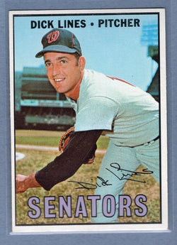 1967 Topps #273 Dick Lines EX-MT  GO410