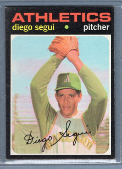 1971 Topps #215 Diego Segui  EX  SB1