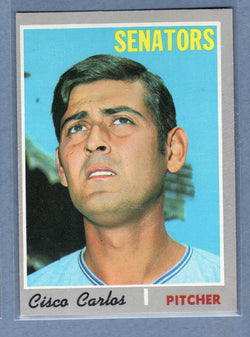1970 Topps #487 Cisco Carlos   EX-MT  GO200