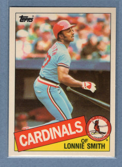 1985 Topps Tiffany #255 Lonnie Smith NM