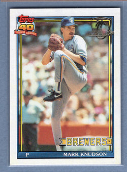 1991 Topps Desert Shield #267 Mark Knudson  NM  GO625