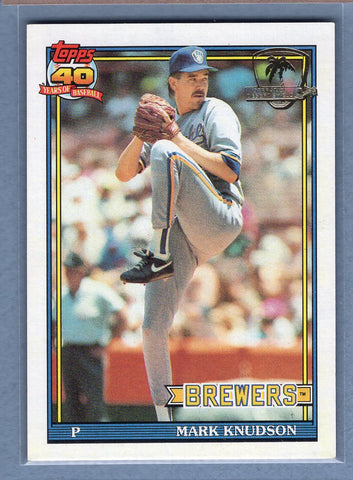 1991 Topps Desert Shield #267 Mark Knudson  NM  GO625