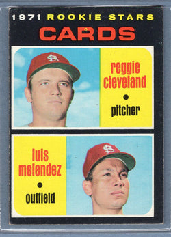 1971 Topps #216 Cardinals Rookies (Reggie Cleveland)  EX  SB1