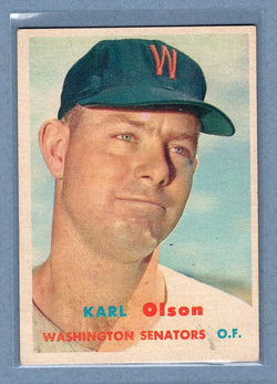 1957 Topps #153 Karl Olson EX-MT  GO130