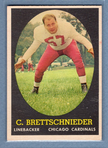 1958 Topps #28 C. Brettschneider (b) EX  GO801