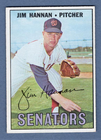 1967 Topps #291 Jim Hannan EX    GO50