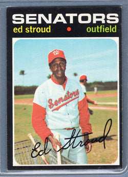 1971 Topps #217 Ed Stroud  EX  SB1
