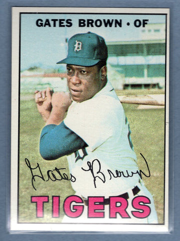 1967 Topps #134 Gates Brown EX-MT  GO263