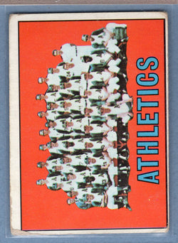 1967 Topps #262 Athletics Team G-VG  GO360