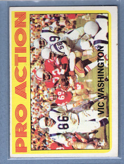 1972 Topps #255 Vic Washington EX-MT  GO210
