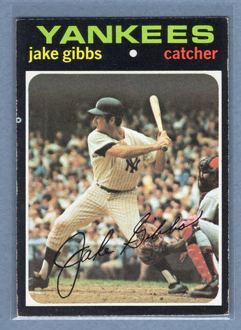 1971 Topps #382 Jake Gibbs (b) EX  GO950