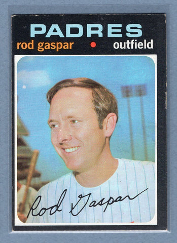 1971 Topps #383 Rod Gaspar (a) EX  GO950