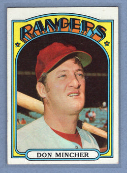 1972 Topps #242 Don Mincher EX  GO500