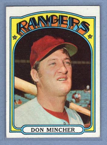 1972 Topps #242 Don Mincher EX  GO500