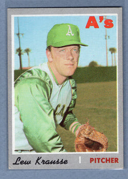 1970 Topps #233 Lew Krausse  EX  GO695