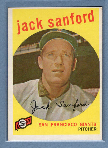 1959 Topps #275 Jack Sanford (a) EX   GO410