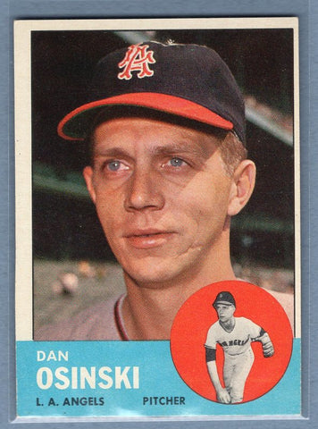 1963 Topps #114 Dan Osinksi VG-EX Set Break