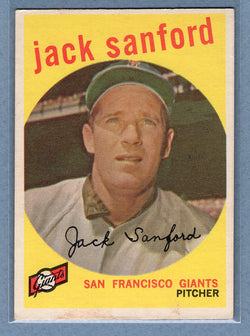 1959 Topps #275 Jack Sanford (b) VG-EX   GO410