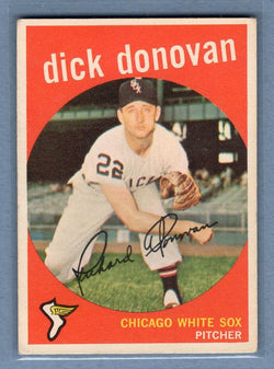 1959 Topps #5 Dick Donovan VG-EX    Set Break A