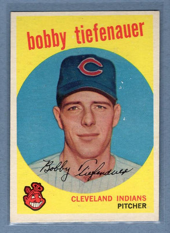 1959 Topps #501 Bobby Tiefenauer EX-MT High Grade Set Break B