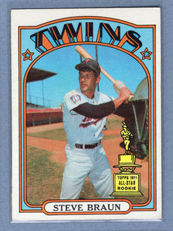 1972 Topps #244 Steve Braun EX  GO500