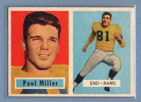 1957 Topps #120 Paul Miller EX   GO28
