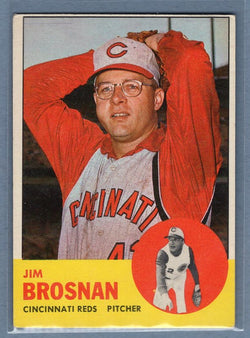 1963 Topps #116 Jim Brosnan VG-EX Set Break