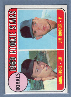1969 Topps #376 Royals Rookies (a) EX  GO350