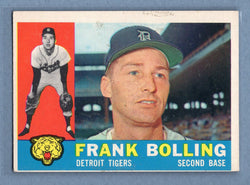 1960 Topps #482 Frank Bolling (st) (b) VG  GO257