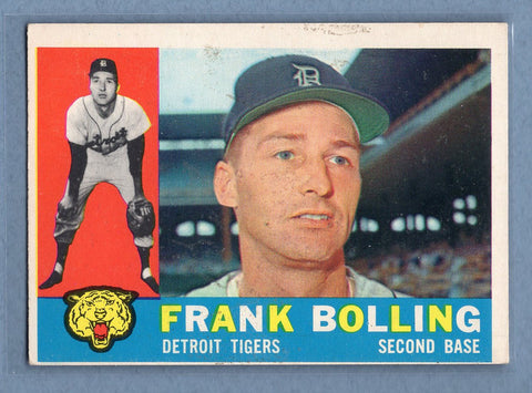 1960 Topps #482 Frank Bolling (st) (b) VG  GO257